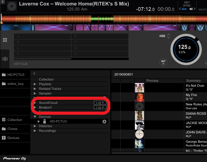 Rekordboxとbeatport Linkを使ってみた Www Djritek Com